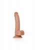Jak prawdziwy penis dildo na przyssawce 18 cm